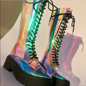 Dolls Kill Current Mood Cosmic Renegade Boots